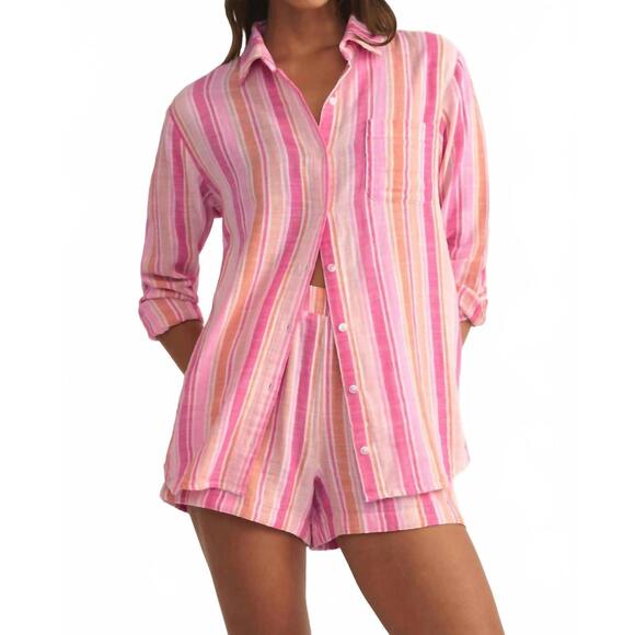 Z SUPPLY Tops - NEW Z SUPPLY saturdays stripe shirt in multi